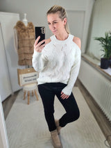 Strickpullover "cut out"