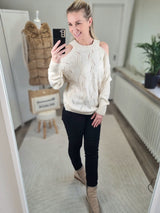 Strickpullover "cut out"