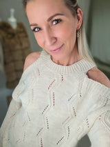 Strickpullover "cut out"