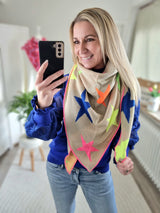 Dreieckstuch "Rainbow Star"