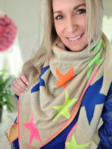 Dreieckstuch "Rainbow Star"