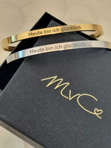 Armreif "Heute bin ich glücklich"