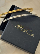 Armreif "Sei wild frech und wunderbar"