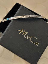 Armreif "Sei wild frech und wunderbar"