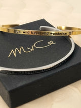 Armreif "Sei wild frech und wunderbar"