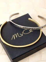 Armreif "Ich mach mir die Welt wie sie mir gefällt"