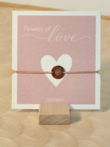 Armband „Flowers of love“ Pusteblume