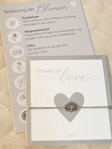 Armband „Flowers of love“ Lotus
