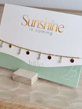 Fusskette "Sunshine" Stone