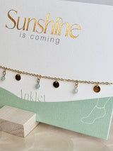 Fusskette "Sunshine" Stone