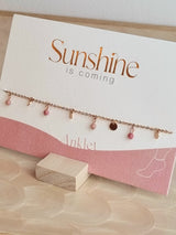 Fusskette "Sunshine" Stone