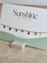 Fusskette "Sunshine" Plated