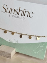 Fusskette "Sunshine" Plated