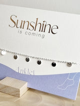 Fusskette "Sunshine" Plated