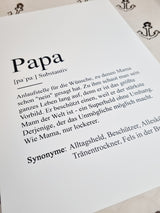 Poster "Substantiv" Mama oder Papa