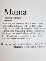 Poster "Substantiv" Mama oder Papa