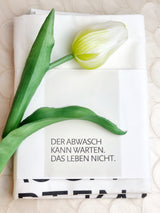 Geschirrtuch "mit Spruch"