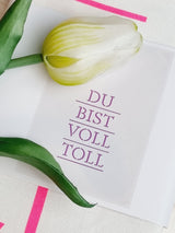 Geschirrtuch "mit Spruch"