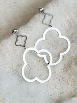 Ohrstecker "Kleeblatt" double