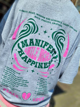 Shirtkleid "Manifest/Happiness"
