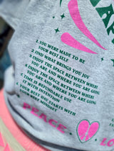 Shirtkleid "Manifest/Happiness"