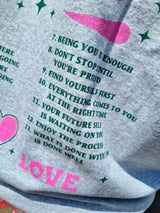 Shirtkleid "Manifest/Happiness"