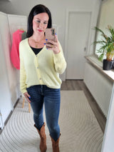 Strickjacke "soft touch" langarm