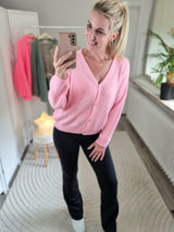 Strickjacke "soft touch" langarm