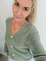 Strickjacke "soft touch" langarm