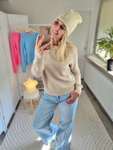 Strickpullover "soft touch" Rundhals