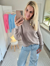 Strickpullover "soft touch" Rundhals