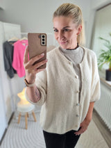 Strickjacke "soft touch" kurzarm