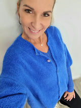 Strickjacke "soft touch" kurzarm