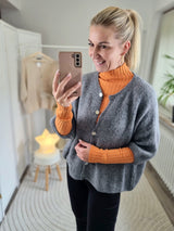 Strickjacke "soft touch" kurzarm