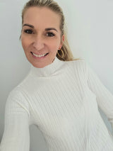 Feinstrickpullover „Liebesgöttin" Stehkragen