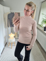 Feinstrickpullover „Liebesgöttin" Stehkragen