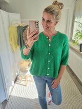 Strickjacke "soft touch" kurzarm