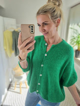 Strickjacke "soft touch" kurzarm