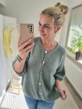 Strickjacke "soft touch" kurzarm