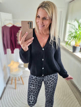 Strickjacke "soft touch" langarm