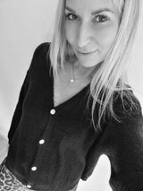 Strickjacke "soft touch" langarm