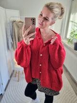 Strickjacke „Coziest Knöpfe“
