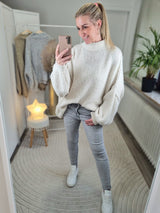 Strickpullover „Coziest Stehkragen"