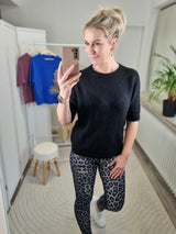 Feinstrickpullover "soft touch" kurzarm