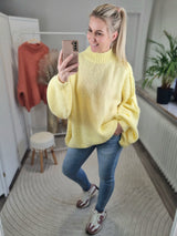 Strickpullover „Coziest Stehkragen"