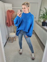 Strickpullover „Coziest Stehkragen"