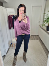 Strickjacke "soft touch" langarm