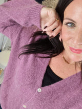 Strickjacke "soft touch" langarm