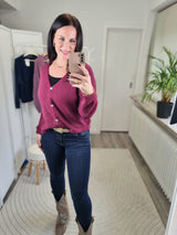 Strickjacke "soft touch" langarm