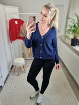 Strickjacke "soft touch" langarm